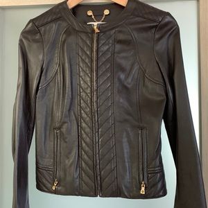 Tory Burch brown leather jacket